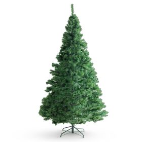 Christmas Tree, 6.5ft Prelit Artificial Xmas Tree, Full Holiday Decor Tree with 450 Multi-Color LED Lights, 1227 Branch Tips