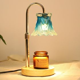 Fragrance Candle Warmer Lamp, Electric Candle Warmer with Timer & Dimmer, Mom Christmas Birthday Gifts for Women (Color: Adjustable Blue)